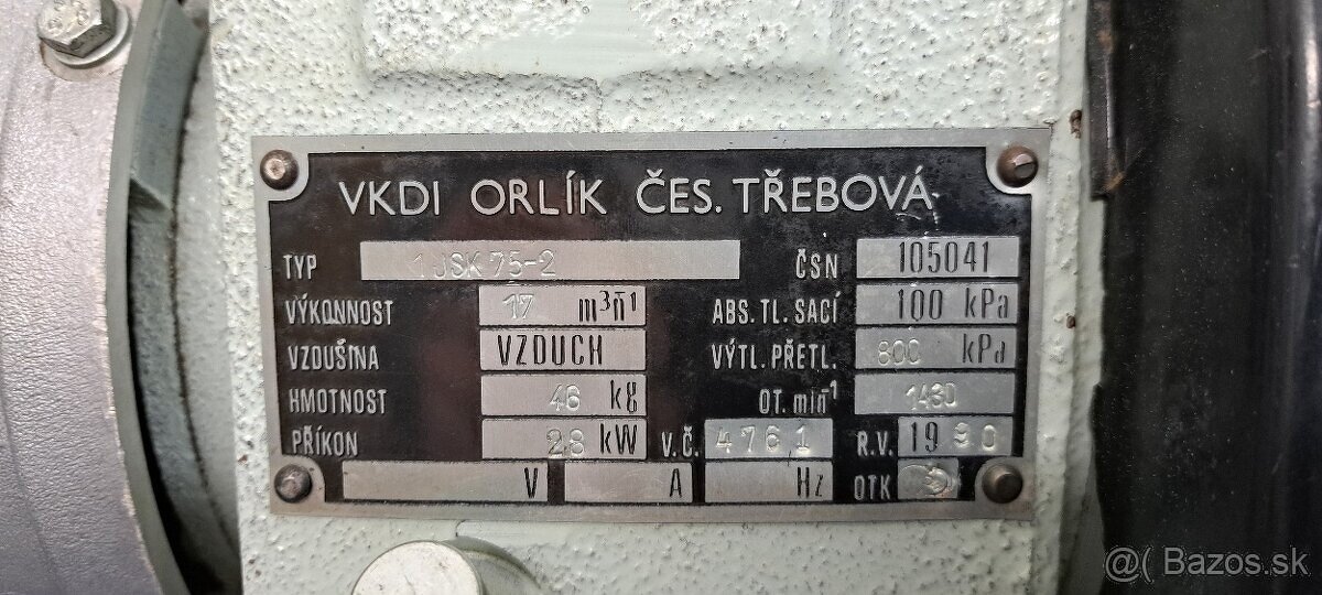 Predam kompresor orlik pks 17, motor 3 kw, nádoba 150 L - 4