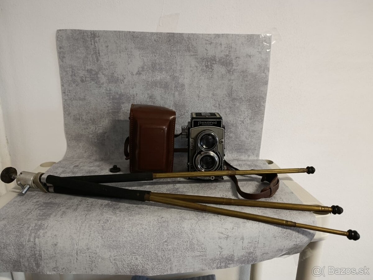Starý fotoaparat Flexaret AUTOMAT + koz.pouzdro + STATIV - 4