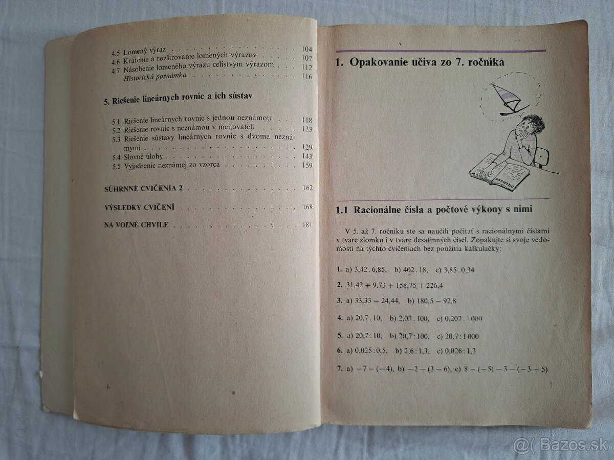 Matematika 8 (I. diel, 1991) - 4