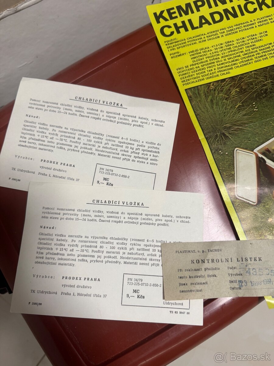 Nová Retro kempingová chladnička 1987 - 4