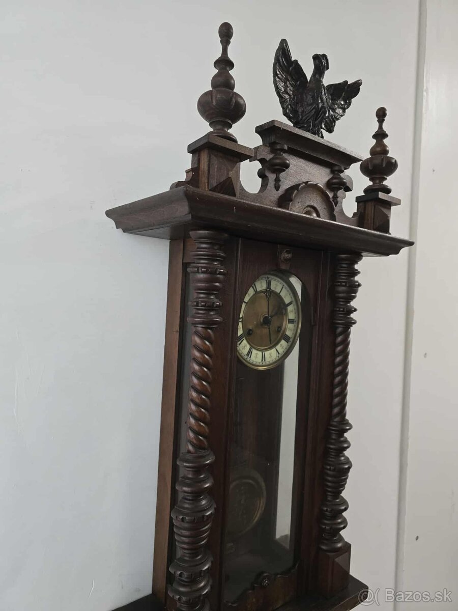 Starozitne nástenné hodiny s melódiou - 4