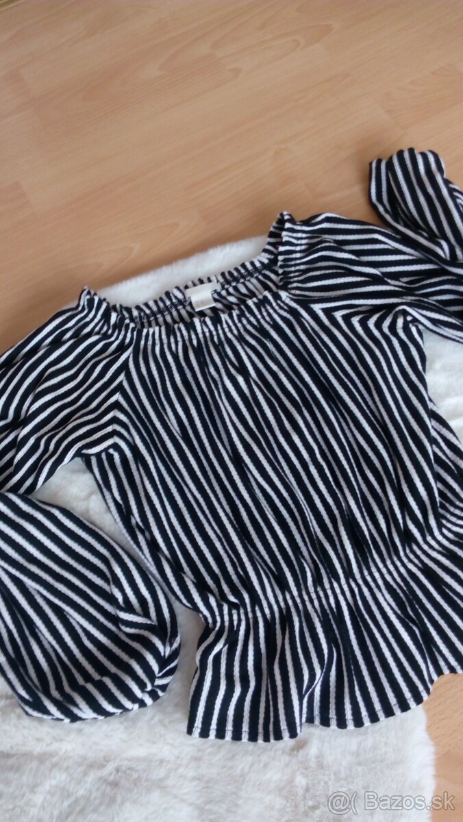 Blúzka - odhalené plecia - 4