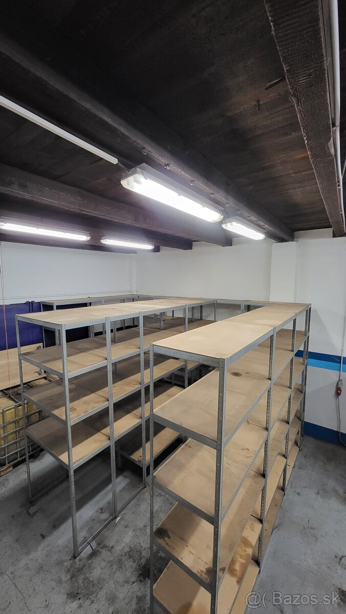 Kovový regál 280x120x60 - 4