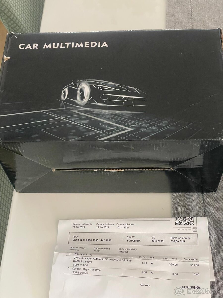 Predám Android autoradio Škoda, VW - 4
