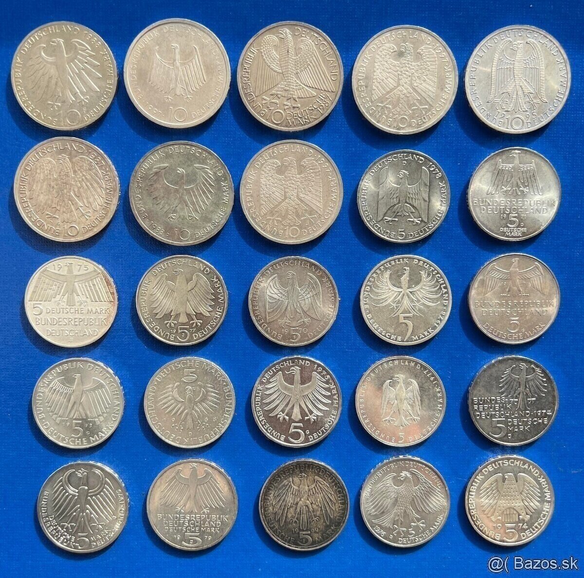 Strieborné mince Nemecko a svet BK aj Proof - 4