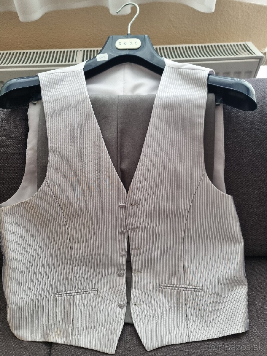Oblek svetlo sivá farba - 4