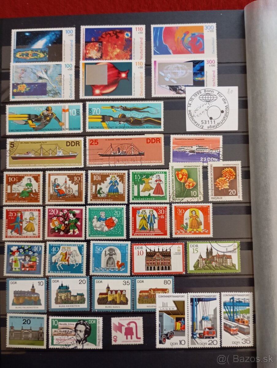 Známky Nemecko a NDR. - 4
