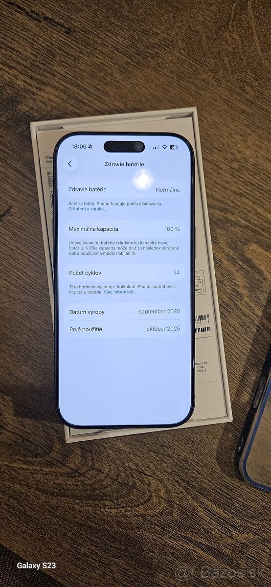 Predám iPhone 17 Pro 256gb Deep Blue - 4