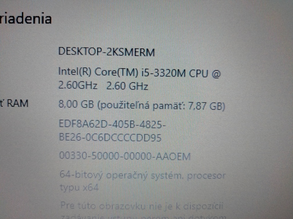 predám notebook HP ELITEBOOK 8470P , WINDOWS 10. - 4