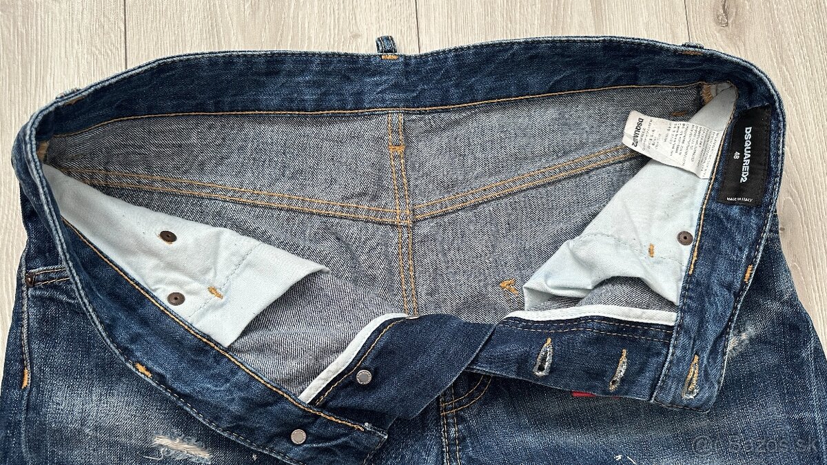 Pánske štýlové džínsy DSQARED2 - veľkosť48 - 33/31 - 4