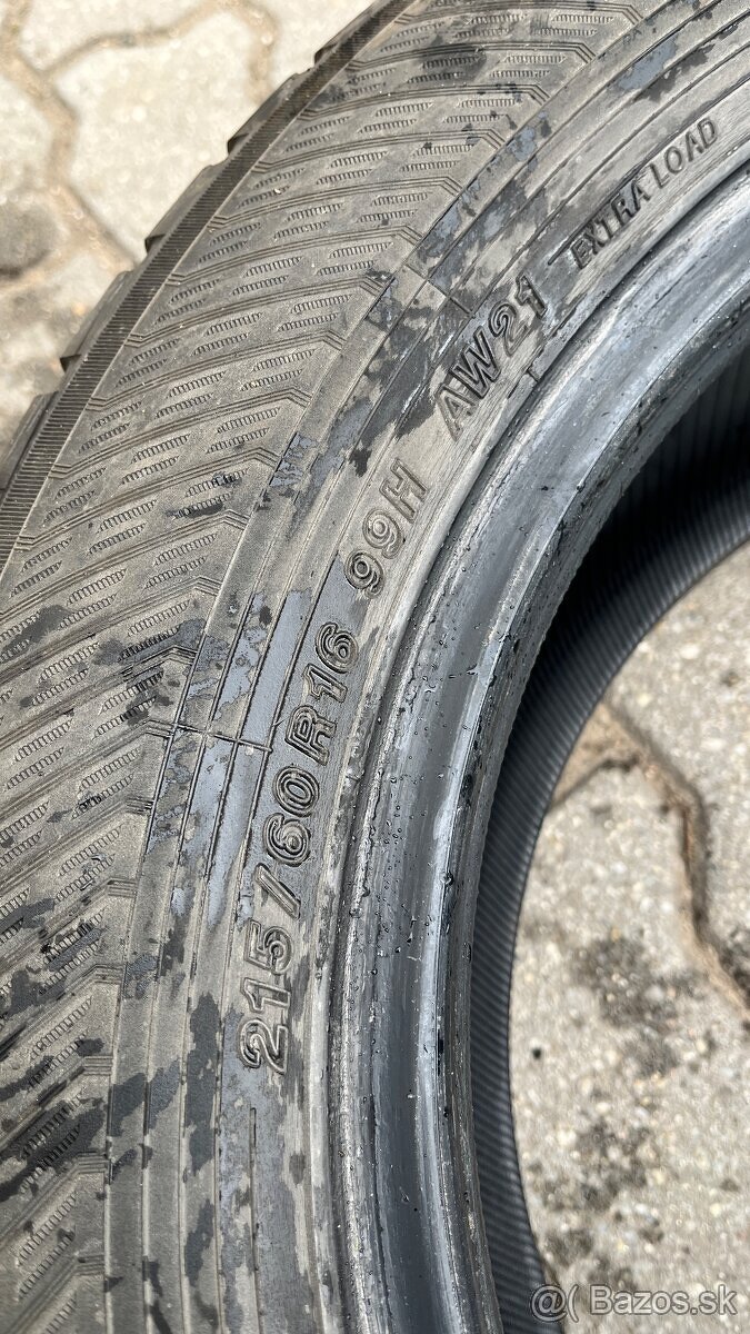 2ks zimné 215/60 r16 - 4