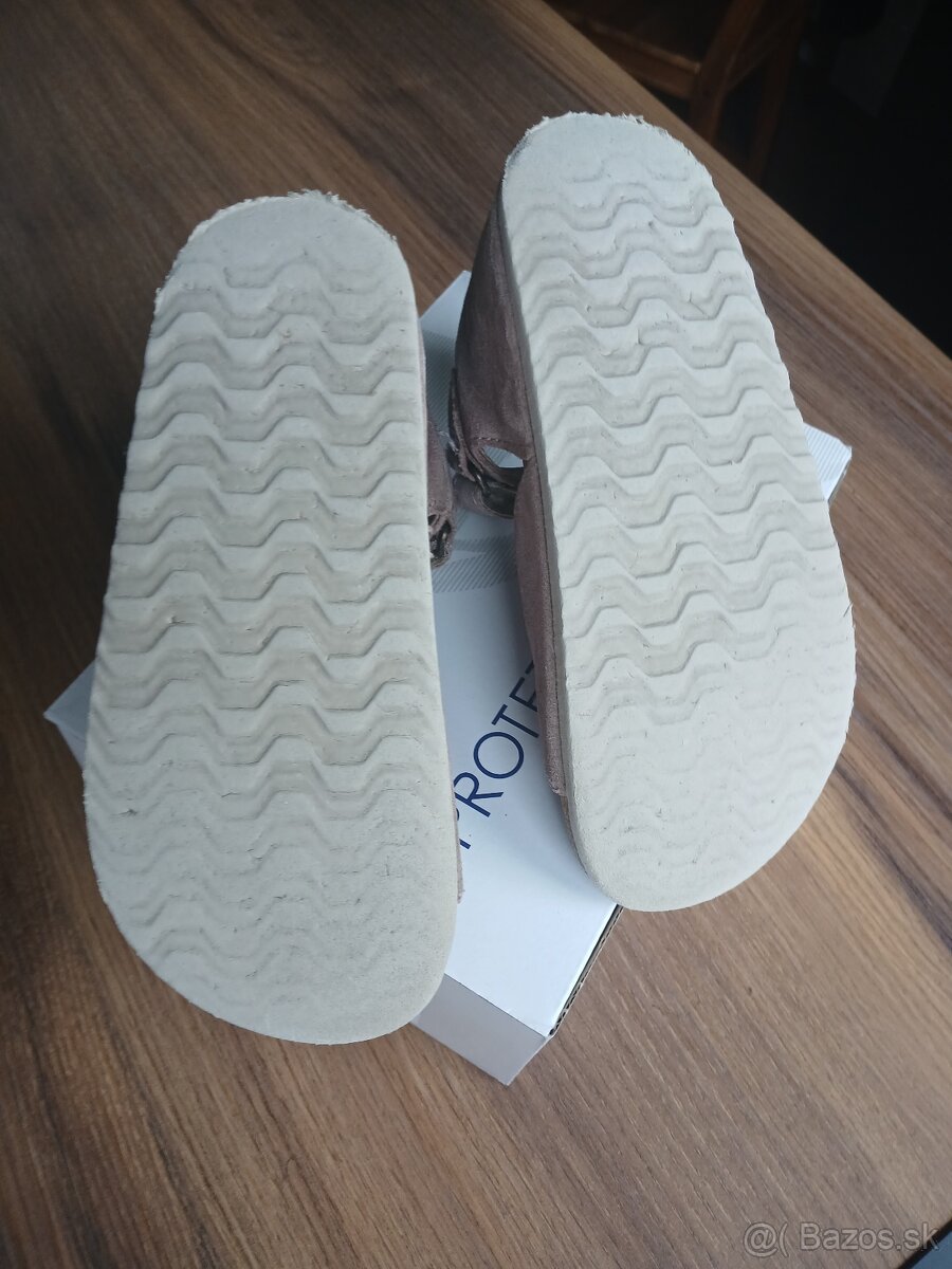 Ortopedické / Rehabilitačné sandálky Protetika béžové 30 - 4