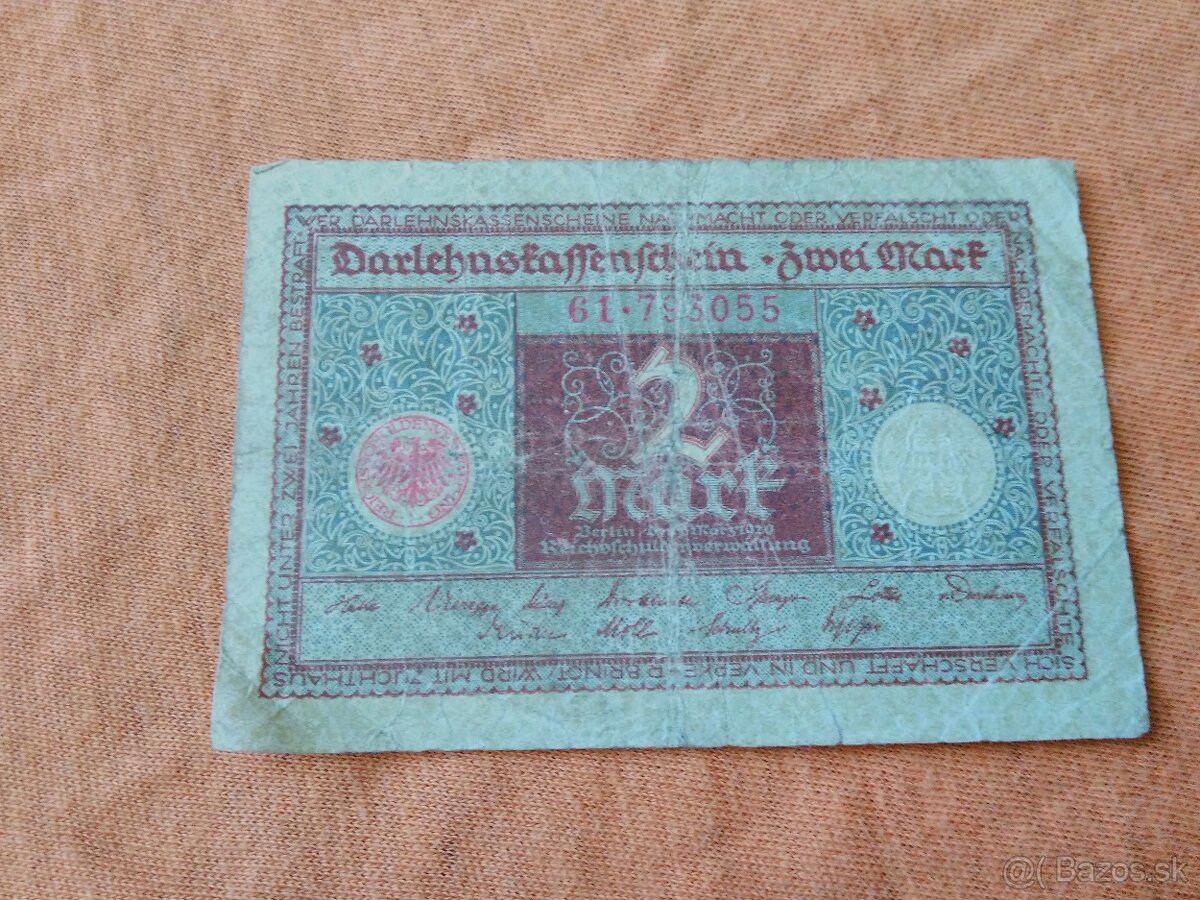 Bankovky - Nemecko C - 4