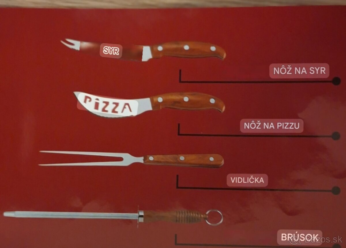 Sada kuchynských nožov - 4