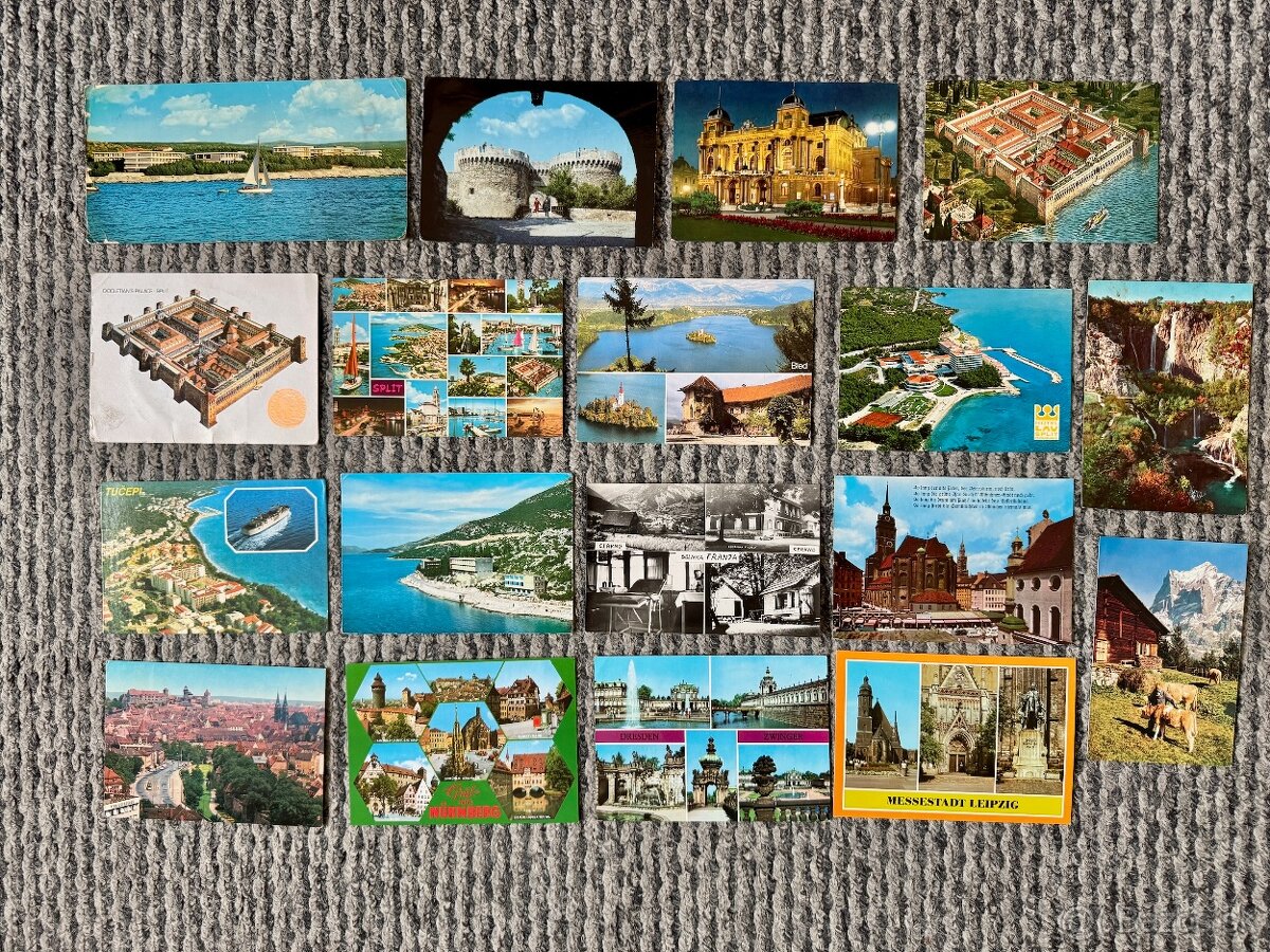 Retro pohľadnice Európa 95 kusov - 4