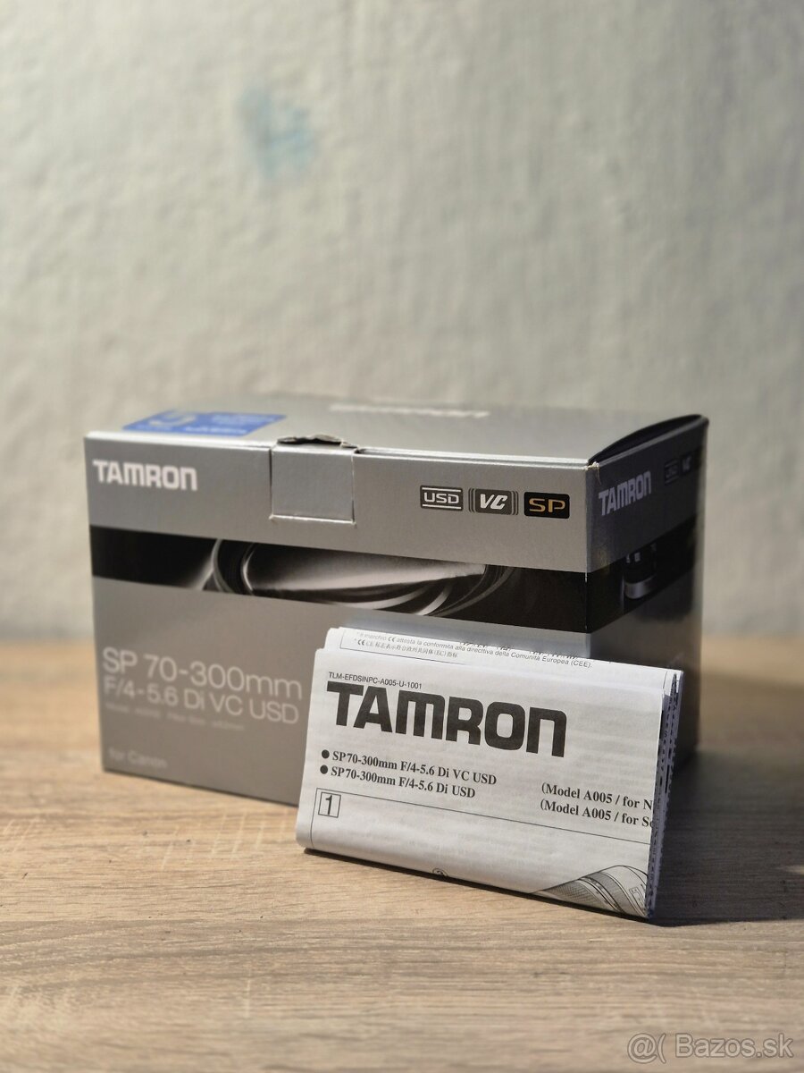 objektív Tamron SP 70-300mm - 4