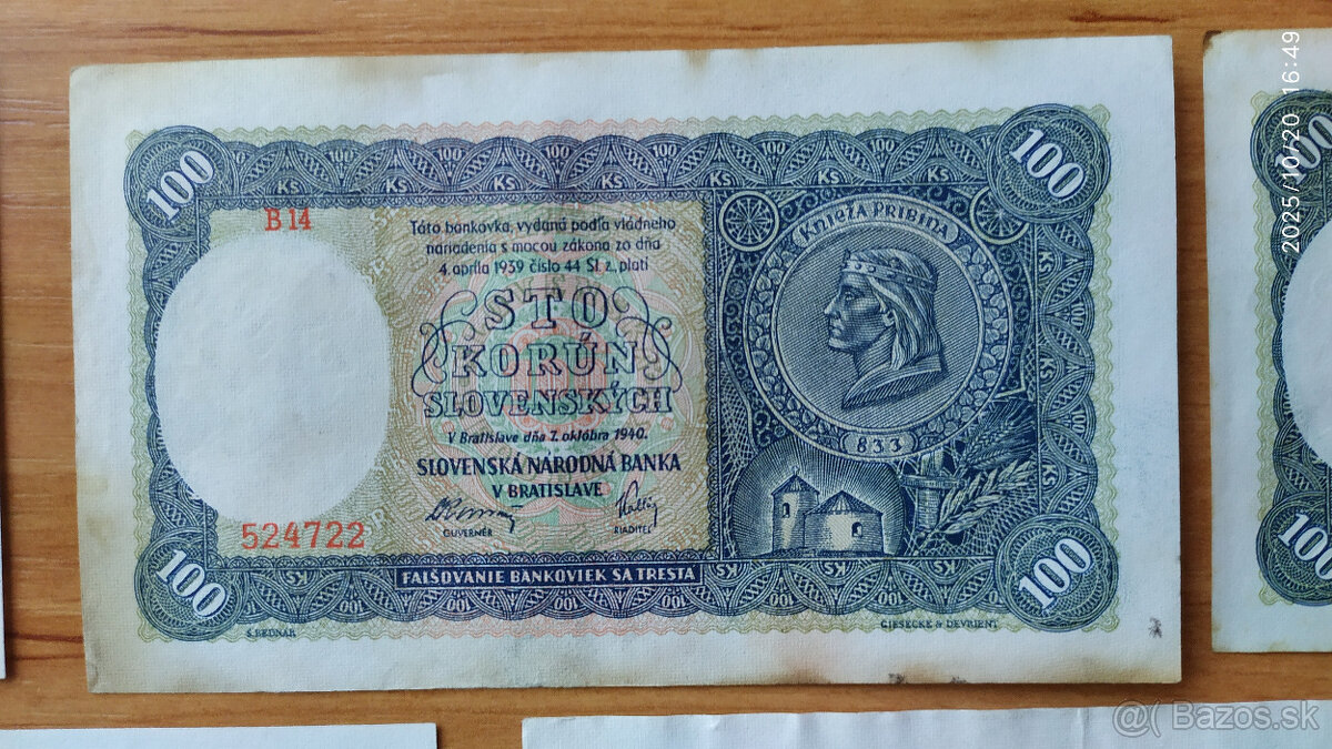 Slovenský štát 100 Ks - 4