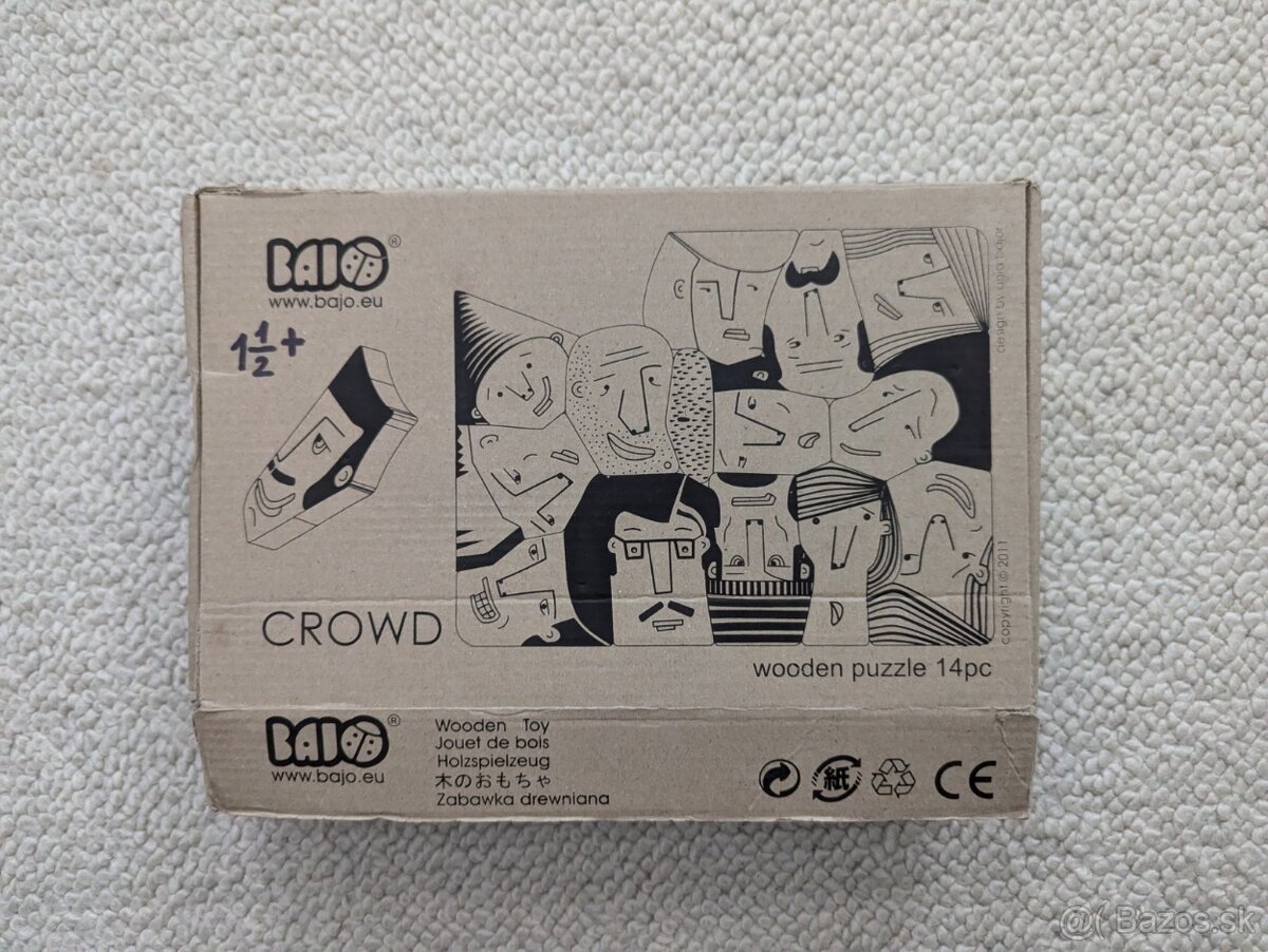 Drevené puzzle, skladačka, hlavolam - 4