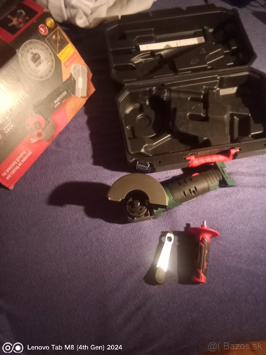 Predám aku uhlovú brúsku flexa parkside nova - 4