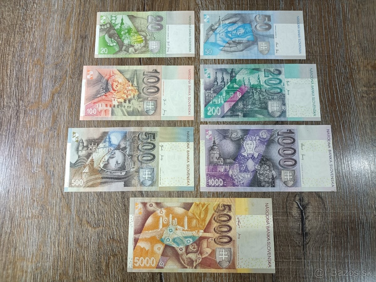 Sada Slevenských bankoviek - 4