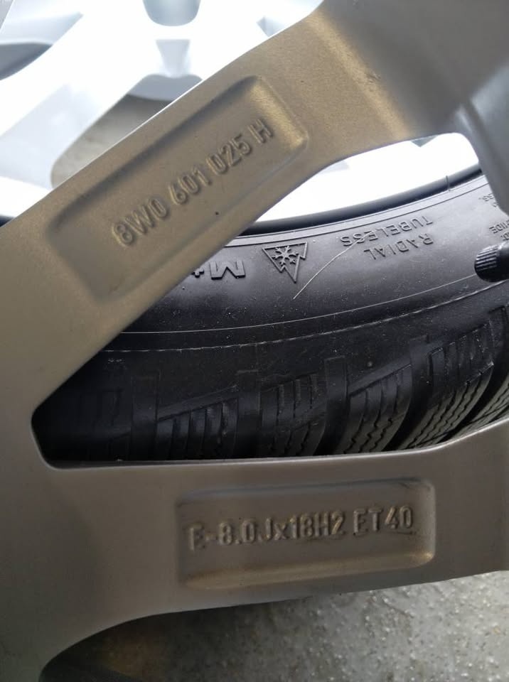 AUDI A4 18" zimná sada + 245/40 R18. - 4