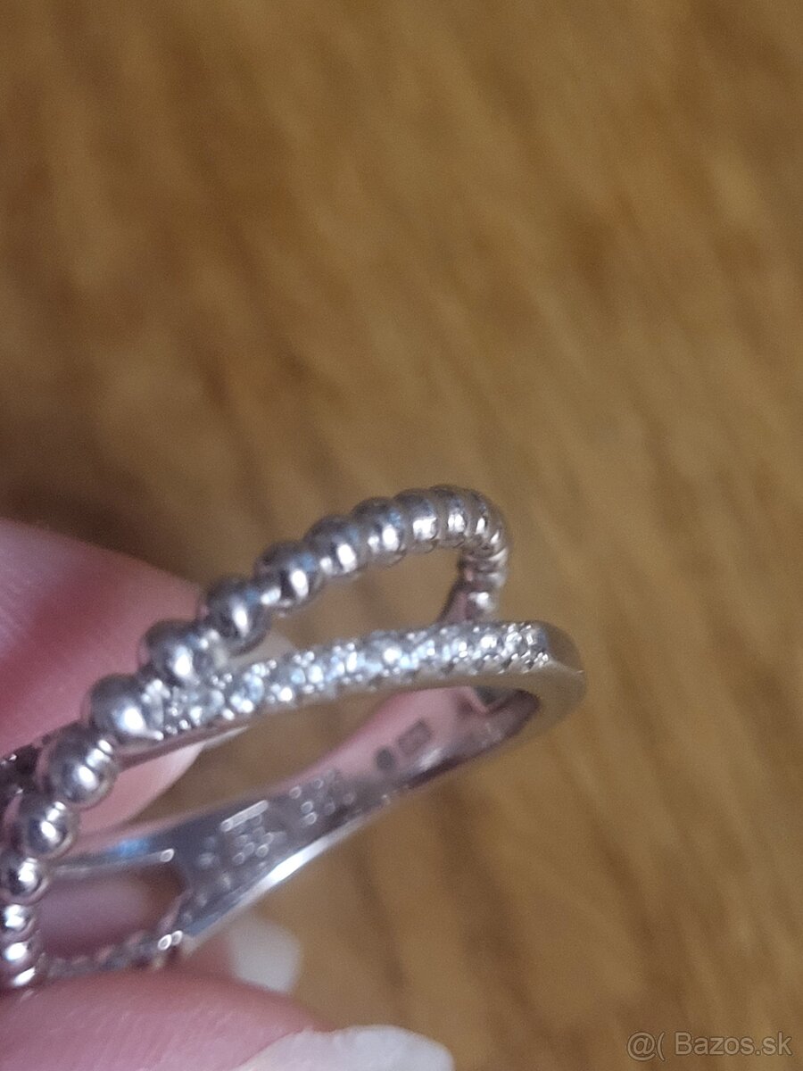 Strieborny prsten,velkost 54 - 4