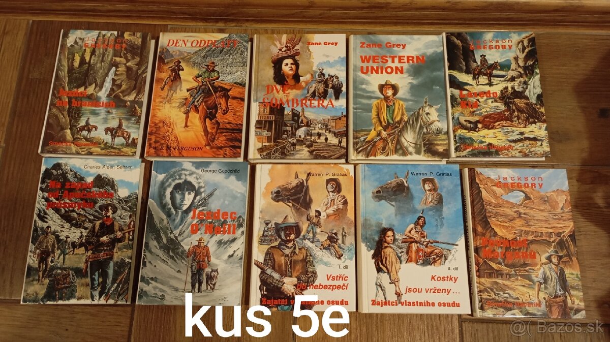 rôzne knihy, Karika, westerny... - 4