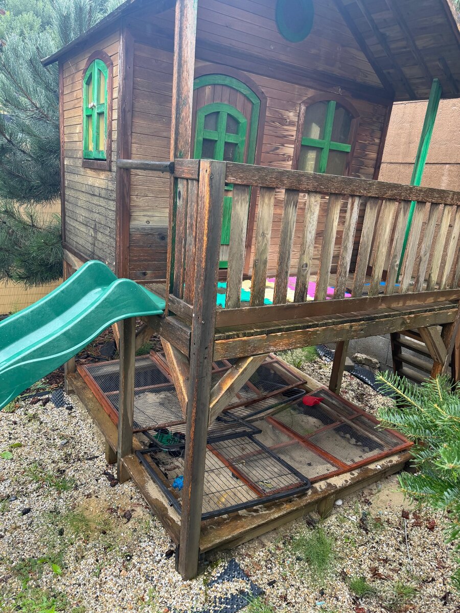 Záhradný, drevený domček - 4