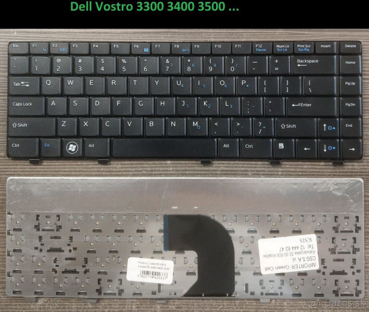 Klavesnice Dell 3340 3350/3441 3442 3451 3451 5447/3300 3400 - 4