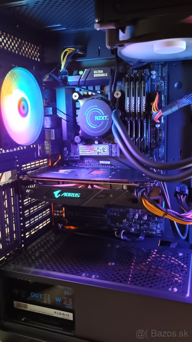 Zberateľský herný PC i3 7350k, AORUS RX 570 - 4