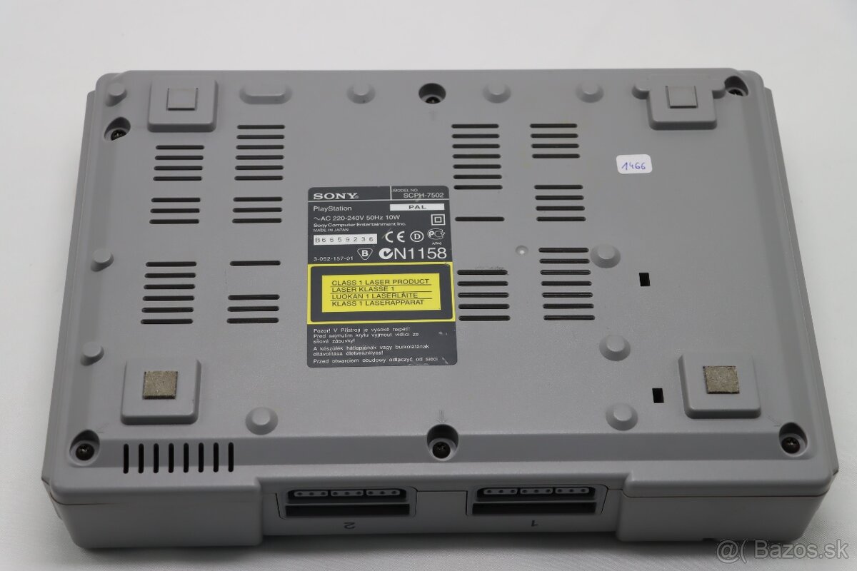 PlayStation 1 FAT SCPH-7502 + Dual Analog + karta + káble - 4