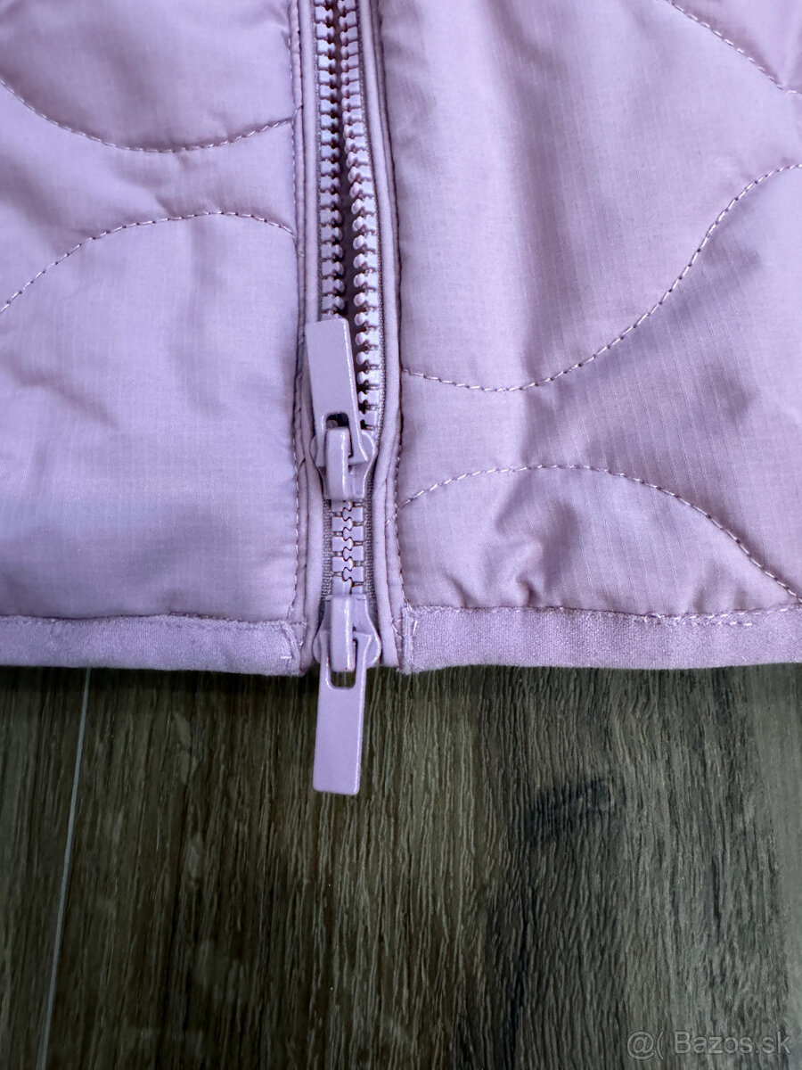 Zimná dlhá dievcenská bunda s kapucou, s dopor.poštou - 4