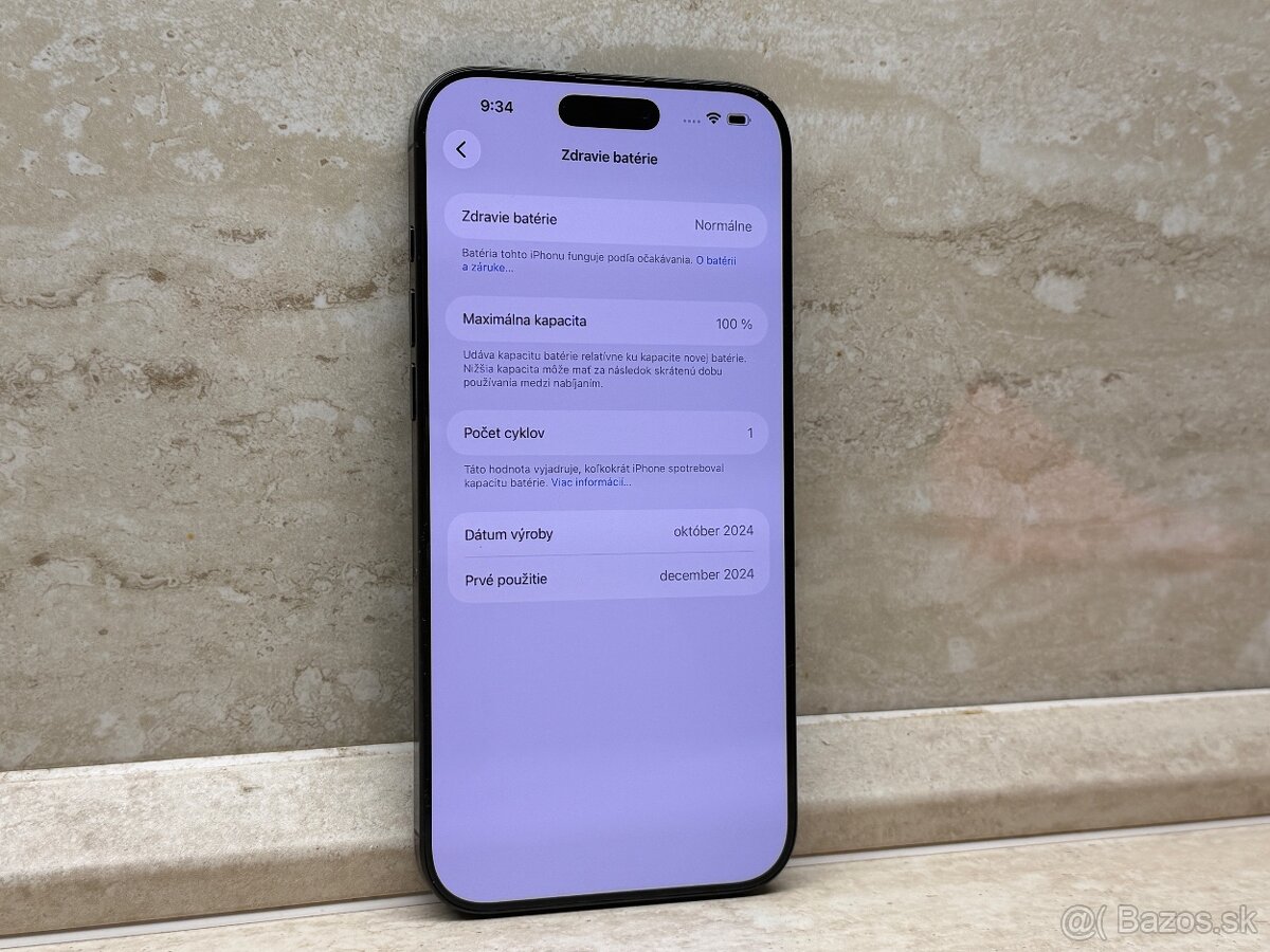 iPhone 16 Pro Max 256GB Black Titanium, 100%, 1 cyklus - 4