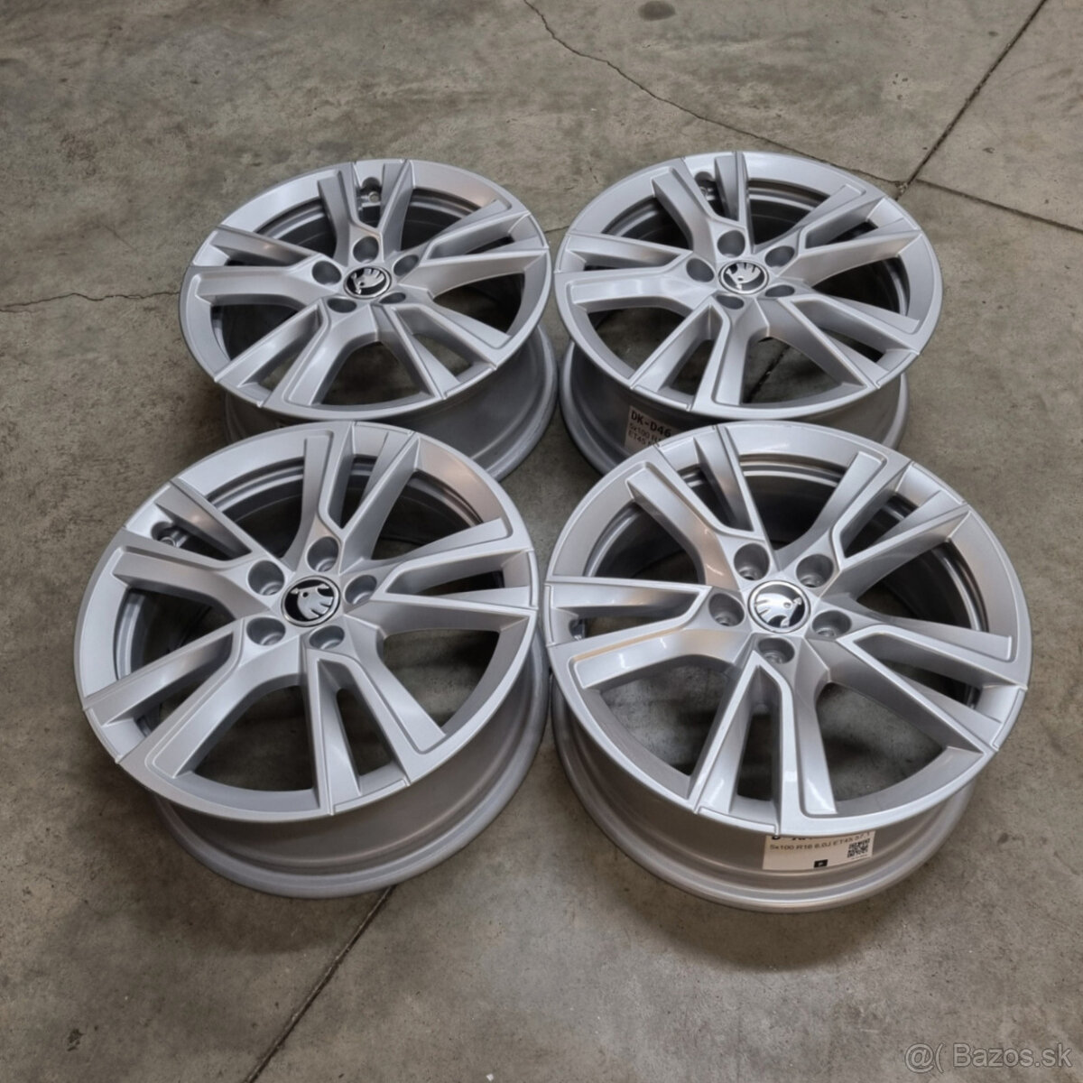 Hliníkové disky 5x100 R16 6J ET45 - 4