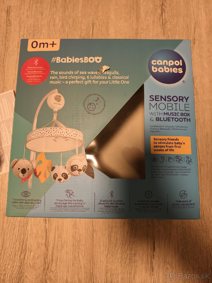 Predám detský kolotoč CANPOL BABIES Bluetooth, nový - 4