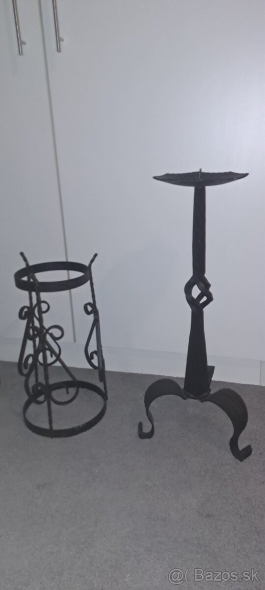 Kovane železne svietniky - 4