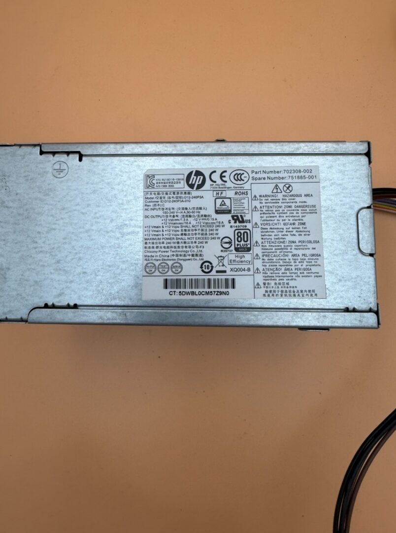 HP zdroj D12-240P3A 240W 80+ 702308-002 - 4
