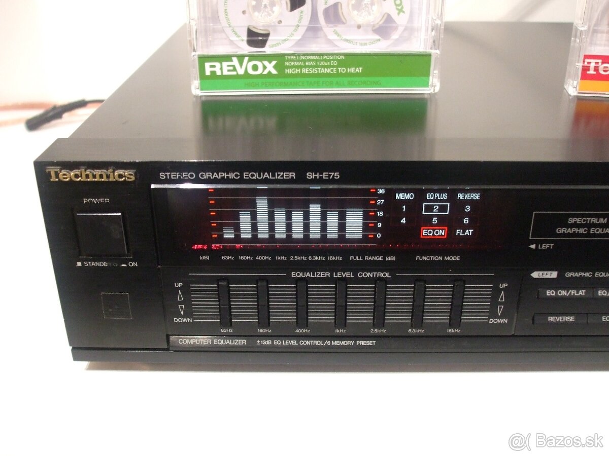 Vzacny MIDI 2x7 pasm. equalizer TECHNICS SH-E75, JAPAN, AE30 - 4
