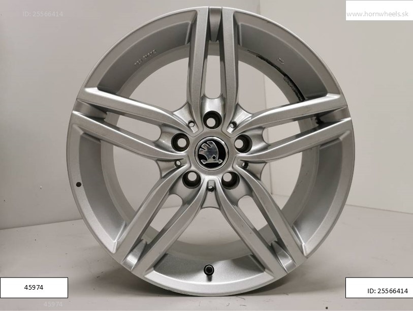 Škoda Yeti, Superb, Karoq alu disky 5x112 R17 ET27 7,5J 1235 - 4