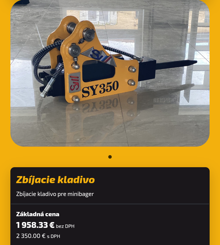 Predam minibager HT08 komplet s 9doplnkami Macao Yanmar MPT - 4