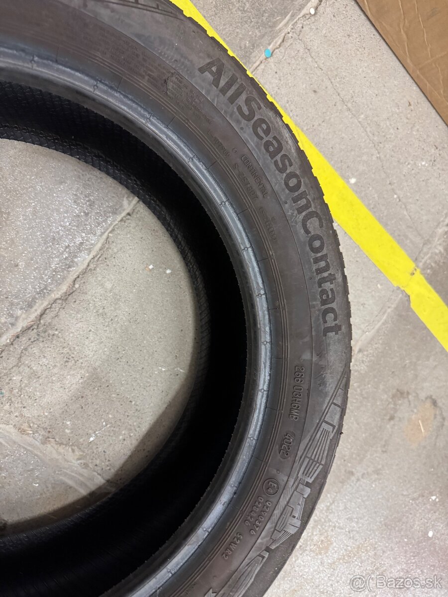 Predám 1ks Continental AllSeasonContact 195/55 R16 celoročné - 4