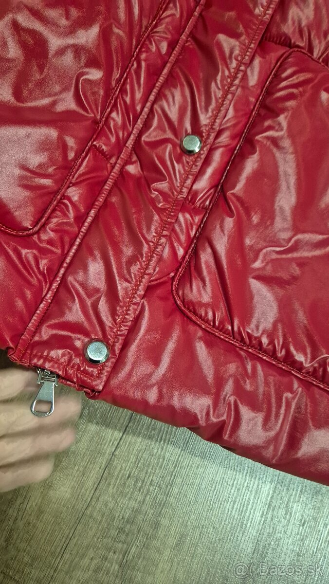 Červená zimná bunda Mohito - 4