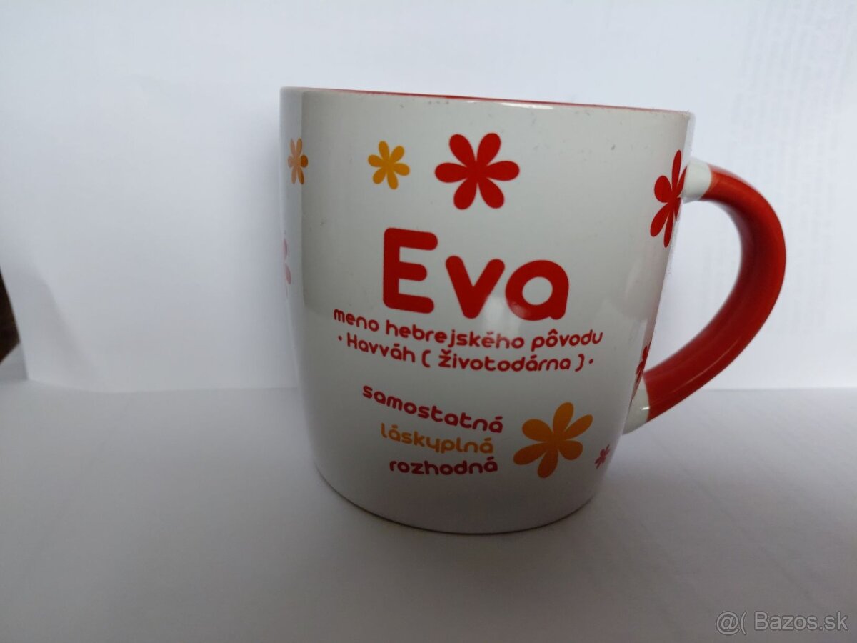 Hrnčeky s menom Eva - 4