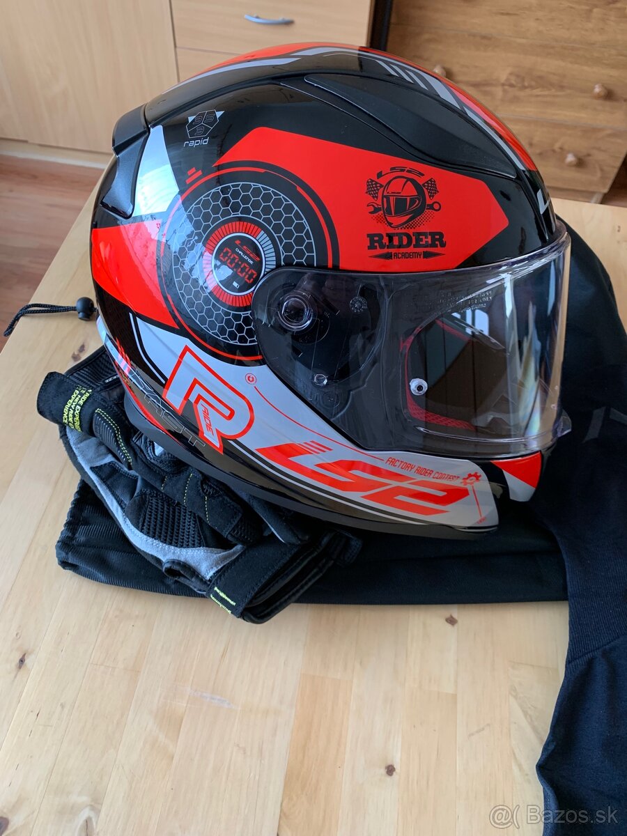 Moto prilby a kukla+rukavice - 4