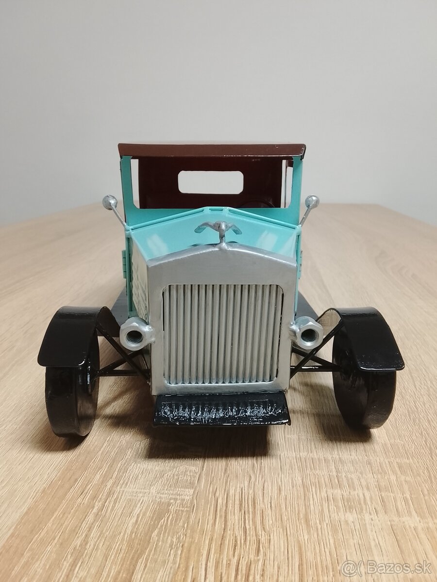 Dekorácia kovové auto ručnej výroby - 4