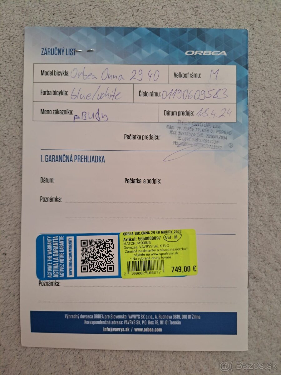 Orbea ONNA 2940 veľkosť M - 4