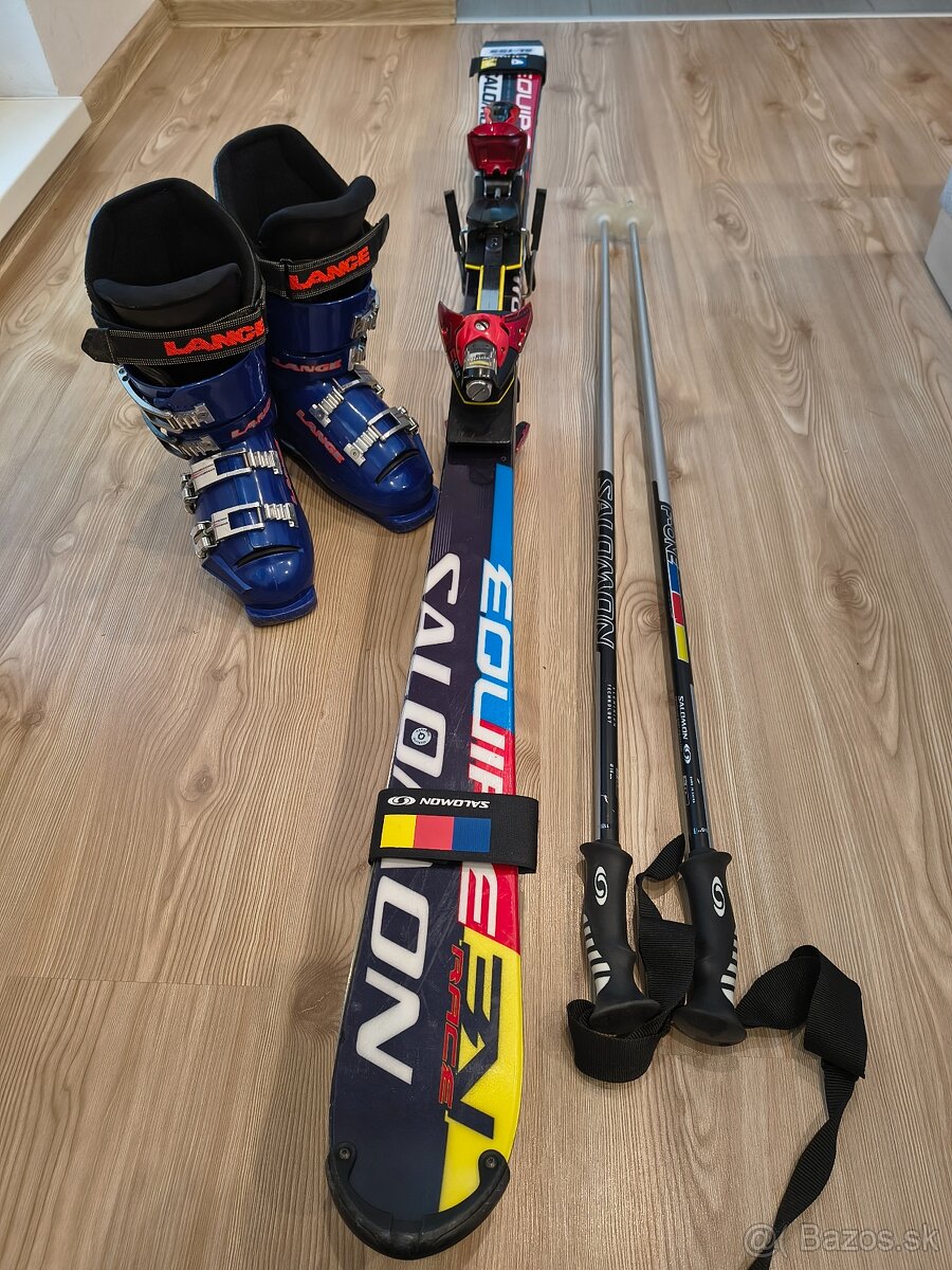 Zjazdové lyže - set - 4