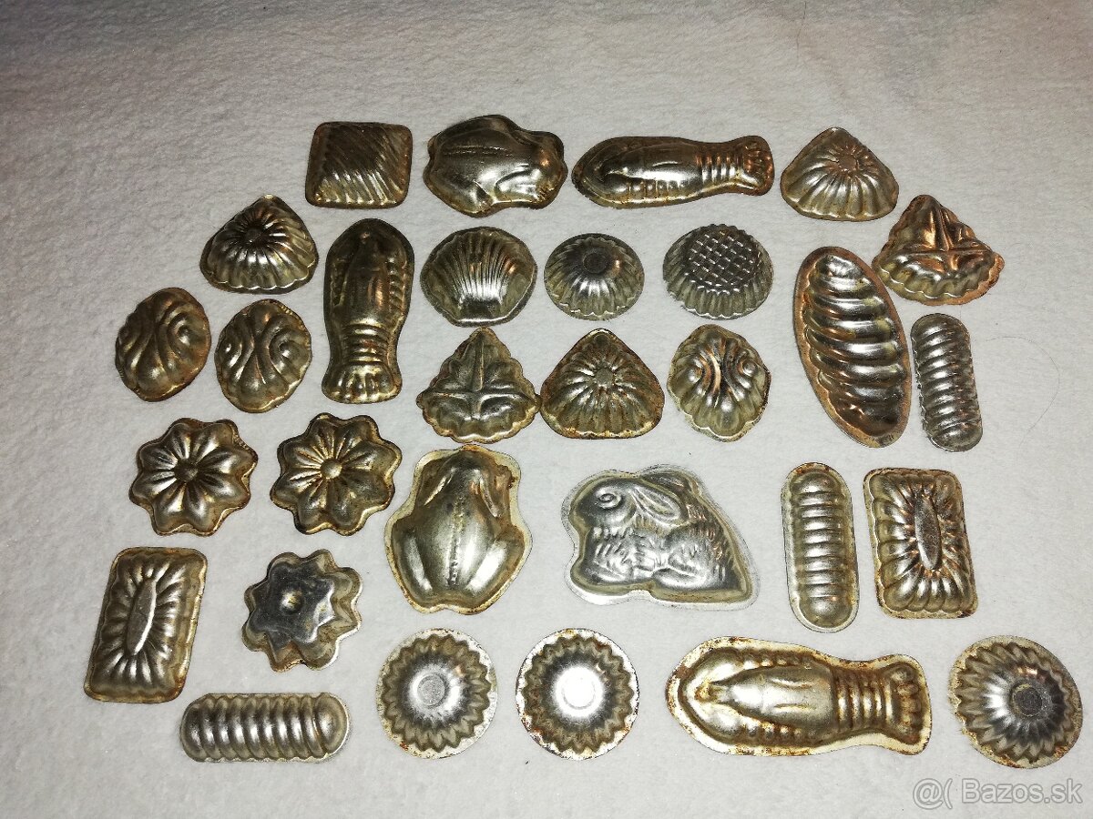 Staré vianočné formičky na čokoládu - 4