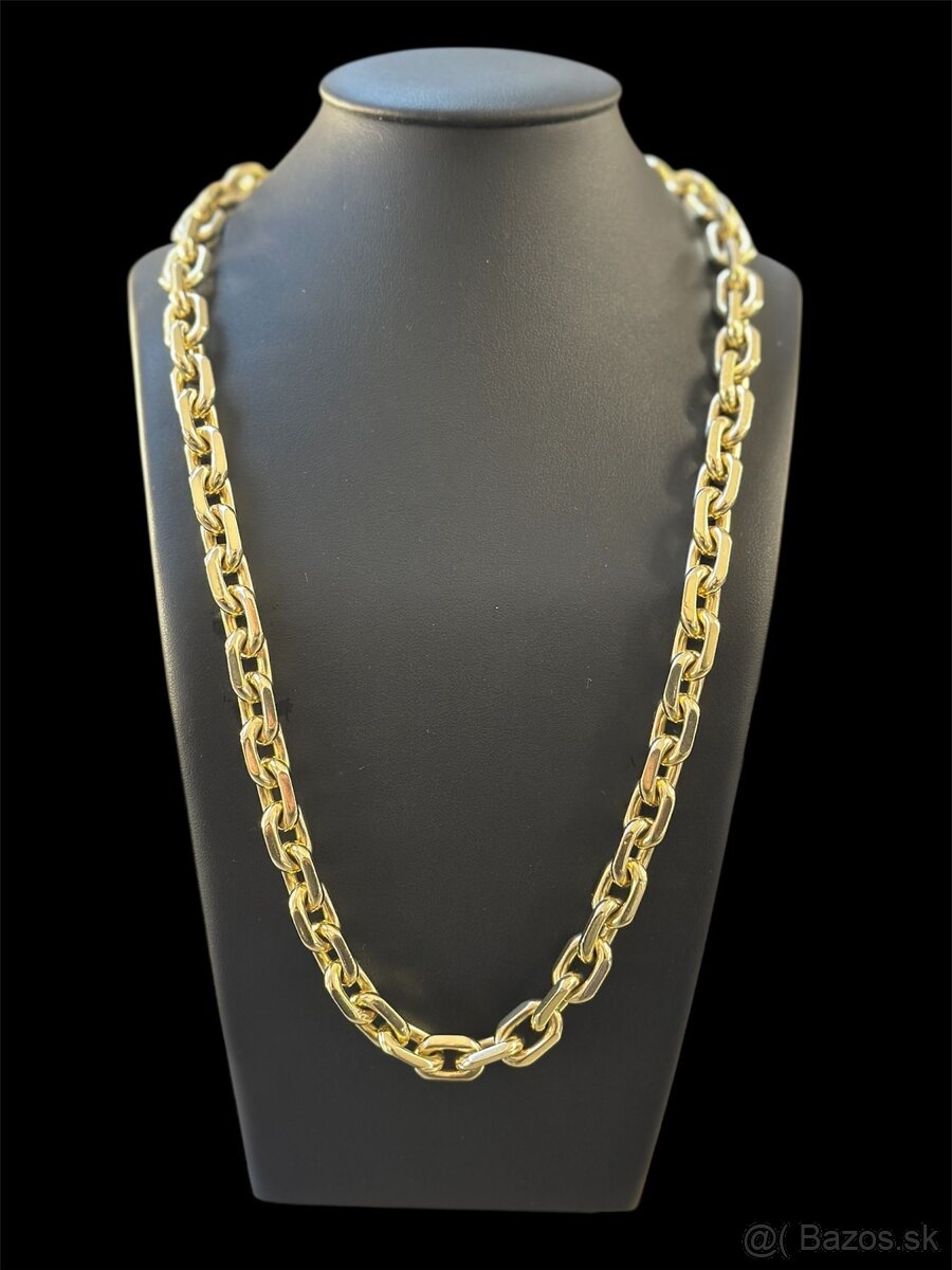Zlatá reťaz - retiazka Pilka, 14k zlato 585 - 4