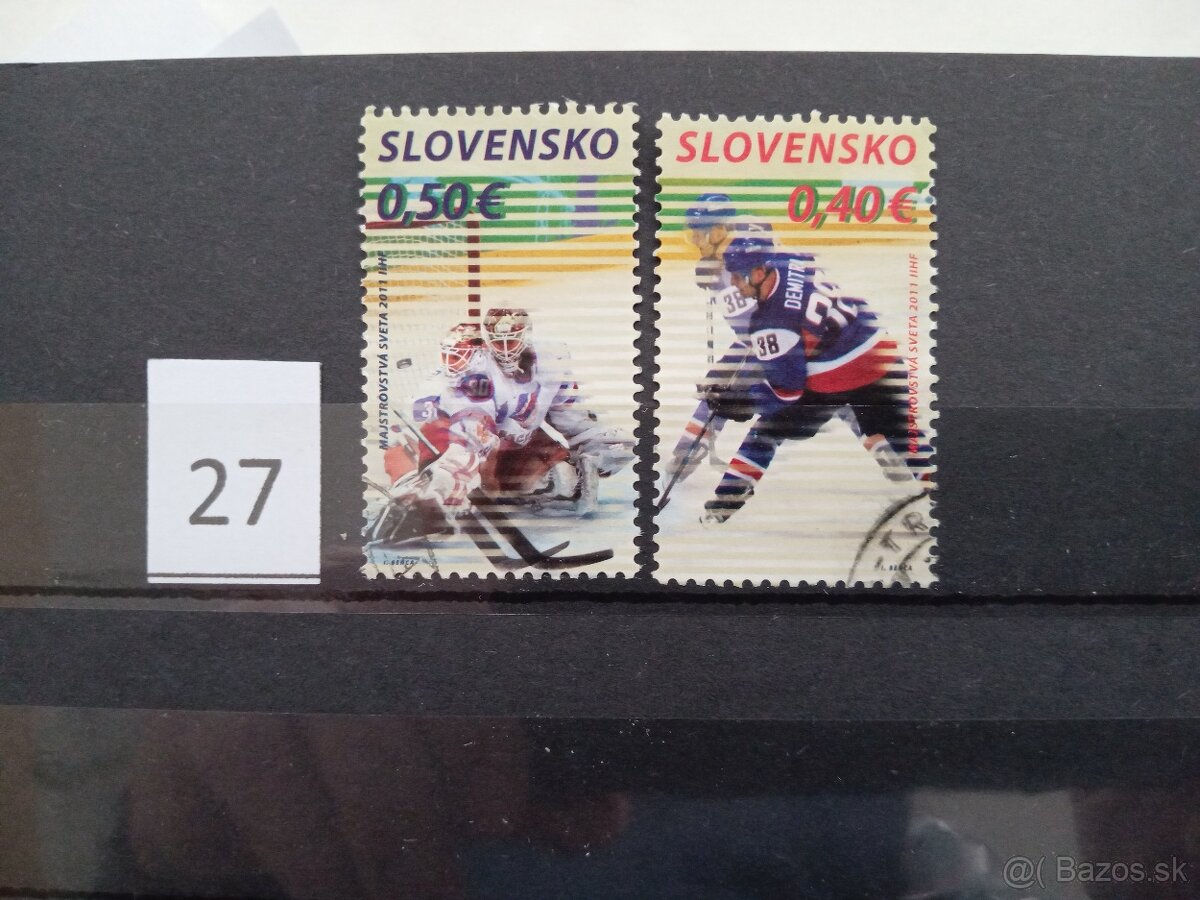 Poštové známky č.486 - SLOVENSKO - II. - 17 ks sérií - 4